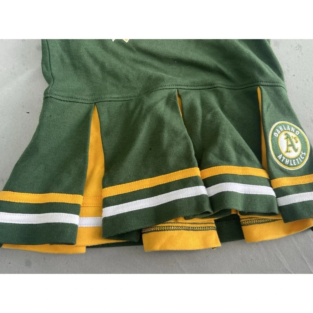 New‎ MLB Majestic Athletics Baby Cheerleader Outfit Green 18 Months